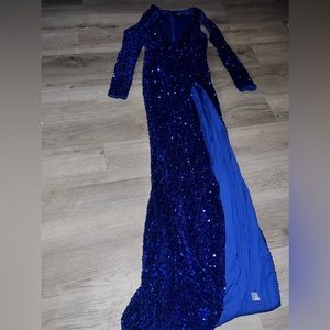 Sequence Royal blue long dress